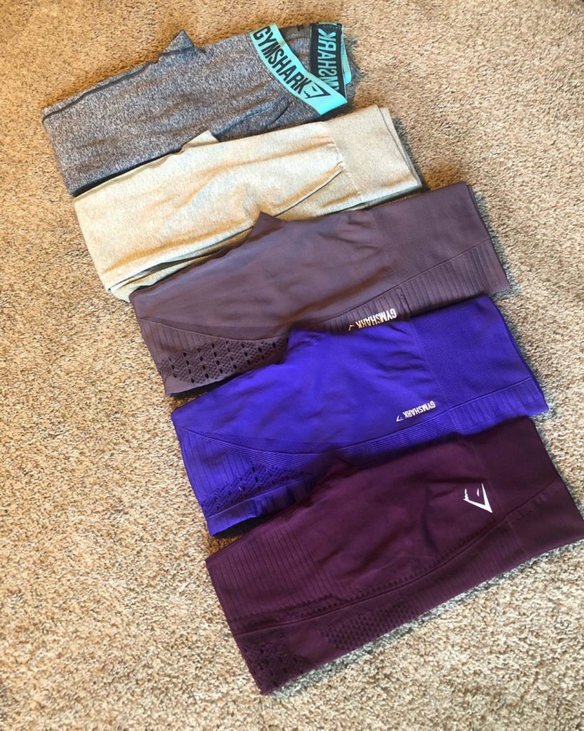 there are many Color variations for GymShark's Shorts